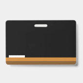 黒板オフィスのプラスチック製バッジのホールパス バッジ (裏面)