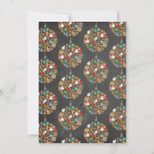 黒板オーナメント交換招待状 招待状 (裏面)