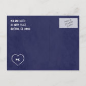 黒板カウボーイブーツ葉書 案内ポストカード (裏面)