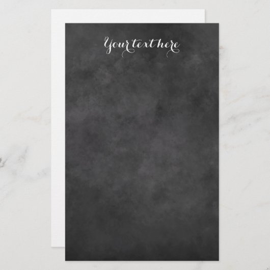 黒板カスタム黒板結婚文房具 便箋 (正面/裏面)