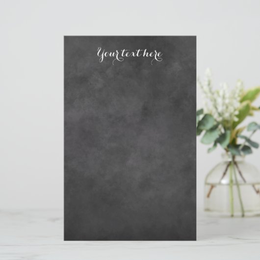 黒板カスタム黒板結婚文房具 便箋 (スタンド正面)