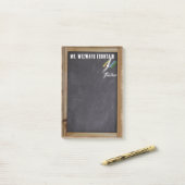 黒板カラーチョークパーソナライゼーション先生 | ポストイット (デスク上)