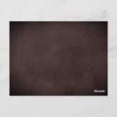 黒板キューピッド日付を保存 ポストカード (裏面)