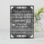 黒板ギャングスターズとフラッパパーティー 招待状 (スタンド正面)