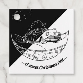 黒板クリスマスカー フェイバータグ