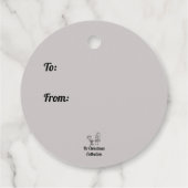 黒板クリスマスサンタ フェイバータグ (裏面)