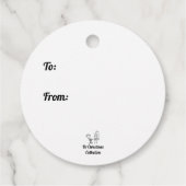 黒板クリスマスサンタ フェイバータグ (裏面)