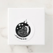 黒板クリスマスサンタ フェイバータグ (インサイチュ)