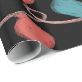 黒板クリスマスストリングリットドードル ラッピングペーパー (ロールコーナー)