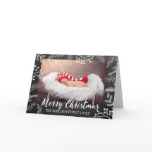 黒板クリスマススノーブランチ写真