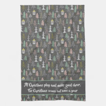 黒板クリスマスツリーとハウスピンクイエロー