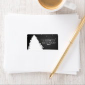 黒板クリスマスツリー |冬の休日 ラベル (インサイチュ)