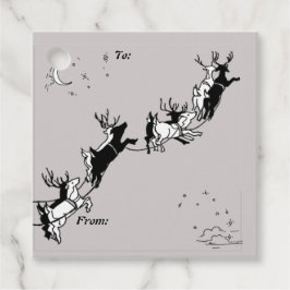 黒板クリスマストナプキンズ フェイバータグ