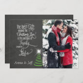 黒板クリスマスフォトカード シーズンカード (正面/裏面)