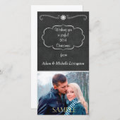 黒板クリスマス シーズンカード (正面/裏面)