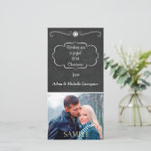 黒板クリスマス シーズンカード (スタンド正面)