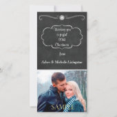 黒板クリスマス シーズンカード (正面)