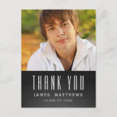 黒板グラード | 卒業式ありがとうはがき ポストカード (正面)