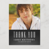 黒板グラード | 卒業式ありがとうはがき ポストカード (正面)