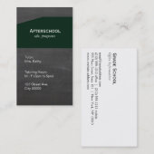 黒板グリーンパネル 名刺 (正面/裏面)