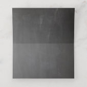 黒板グレイ結婚ズ。モダンシンプル黒板 プレイスカード (内部開封)