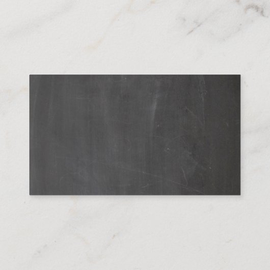 黒板グレイ結婚ズ。モダンシンプル黒板 プレイスカード (裏面)