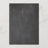 黒板グレイ結婚ズ。モダンシンプル黒板 メニュー (裏面)