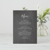 黒板グレイ結婚ズ。モダンシンプル黒板 メニュー (スタンド正面)