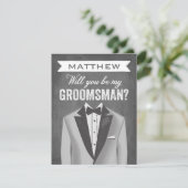 黒板グロムスマン | Groomsman 招待状 (スタンド正面)