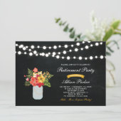 黒板サプライズ引退パーティー招待状 招待状 (スタンド正面)