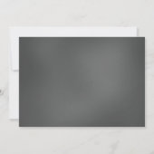 黒板ジェンダーの明かすベビーシャワー招待状 招待状 (裏面)