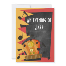 黒板ジャズブルーステーマパーティー