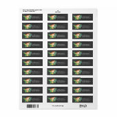 黒板ジャングルモンキーベビーシャワー住所 シール (フルシート)