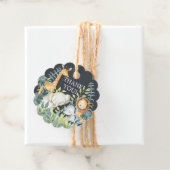 黒板ジャングル赤ちゃんシャワー好意ギフトラベル フェイバータグ (インサイチュ)