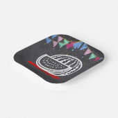 黒板スイカスケッチベビーシャワー ペーパープレート (傾斜あり)