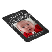 黒板スクロールフォントメリークリスマステンプレート マグネット (右側)