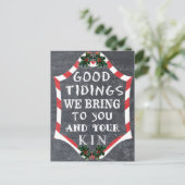 黒板スタイルクリスマスカード シーズンポストカード (スタンド正面)