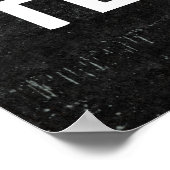 黒板スタイル保Calm教え On Poster ポスター (角)