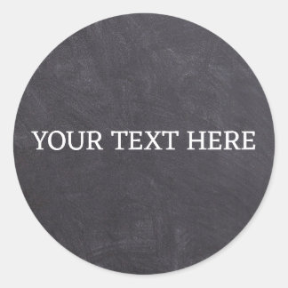 黒板スタイル ラベル 円形 クラシック