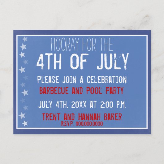 黒板スターポストカード ポストカード (正面)