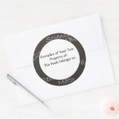 黒板ステッカー ラウンドシール (封筒)