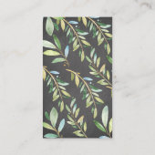 黒板スロスベビーシャワーおむつラッフルチケット エンクロージャーカード (裏面)