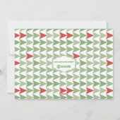 黒板タイポグラフィメリークリスマスフォトカード シーズンカード (裏面)