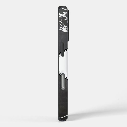 黒板タイポグラフィ結婚又は引用文 Case-Mate iPhoneケース (裏面 / 右)