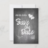黒板タイポグラフィ結婚発表 (正面)