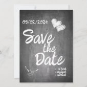 黒板タイポグラフィ結婚発表 (正面)