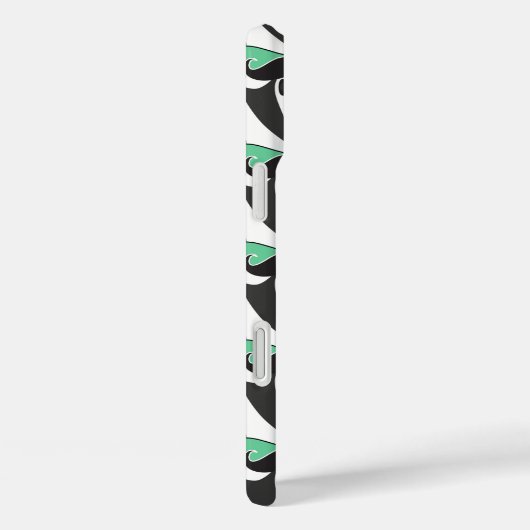 黒板タキシード・ムスタヒー結婚ズ Case-Mate iPhoneケース (裏面 / 右)