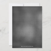 黒板ダートバイクフォト誕生日招待状 招待状 (裏面)