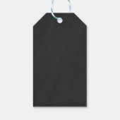 黒板チョークカップケーキ誕生日ギフトラベル ギフトタグ (裏面)