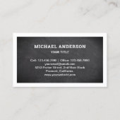 黒板チョークボードの家の屋根工事 屋根屋 名刺 (裏面)